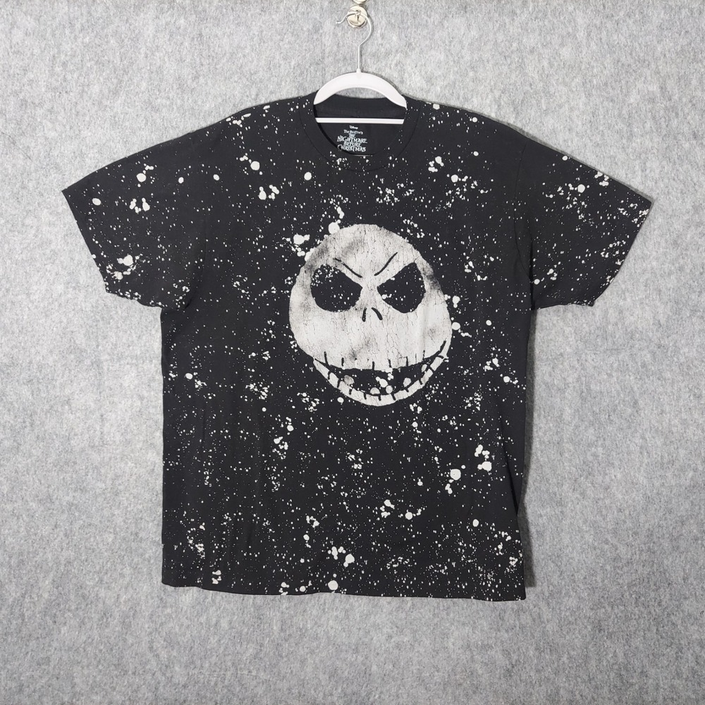Disney T Shirt XL Nightmare Before Christmas  Jack Skeleton Graphic Short Sleeve
